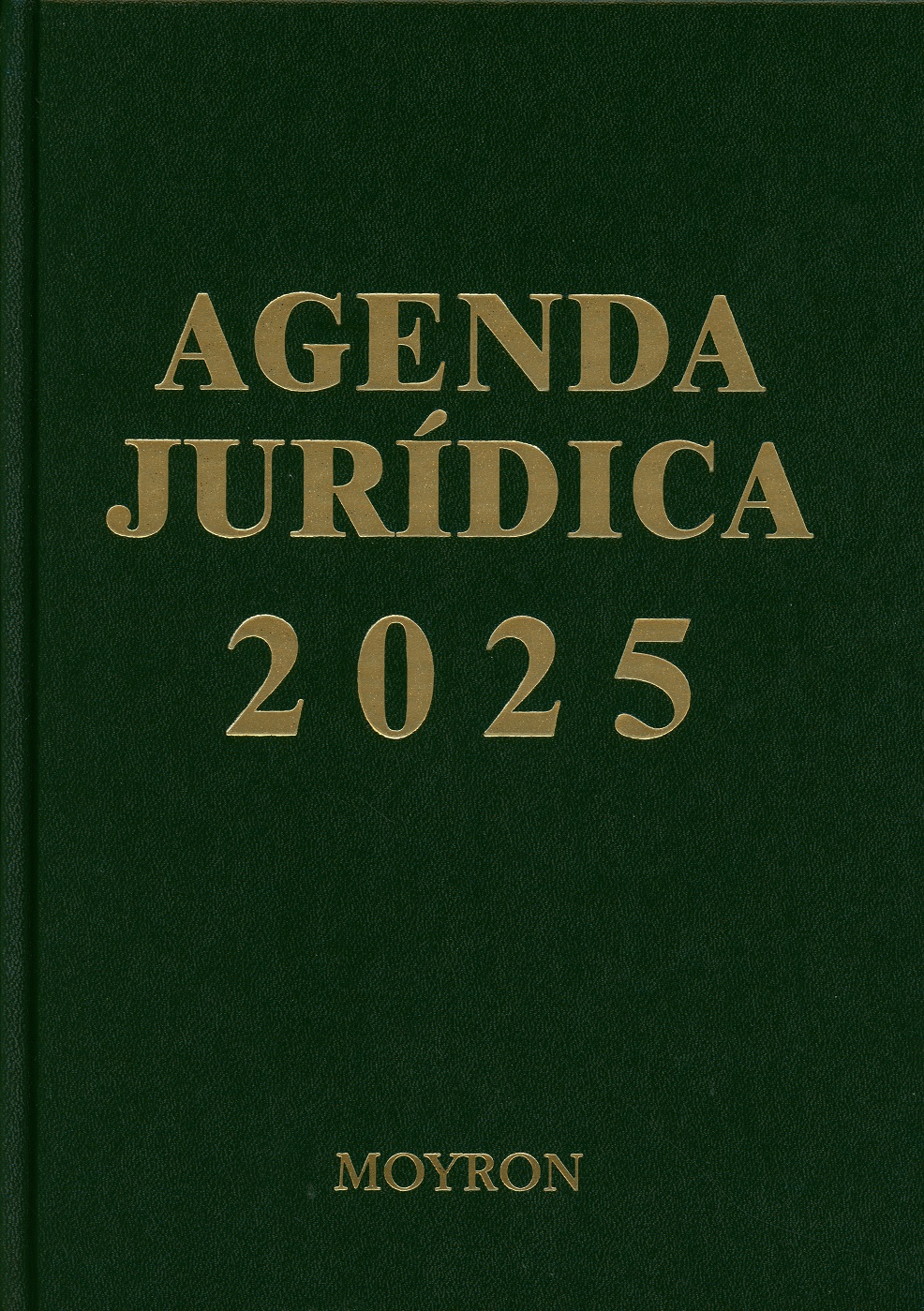 Agenda jurídica Moyron 2025 Verde