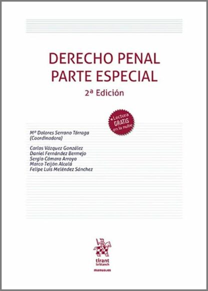 Derecho Penal. Parte Especial 2024. Serrano Tarraga