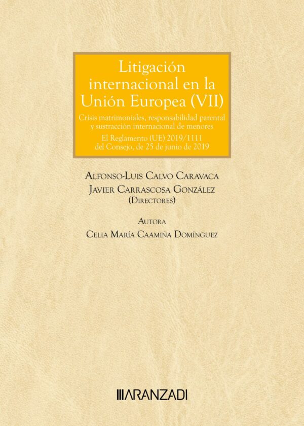 LITIGACIÓN INTERNACIONAL UNIÓN EUROPE TOMO VII