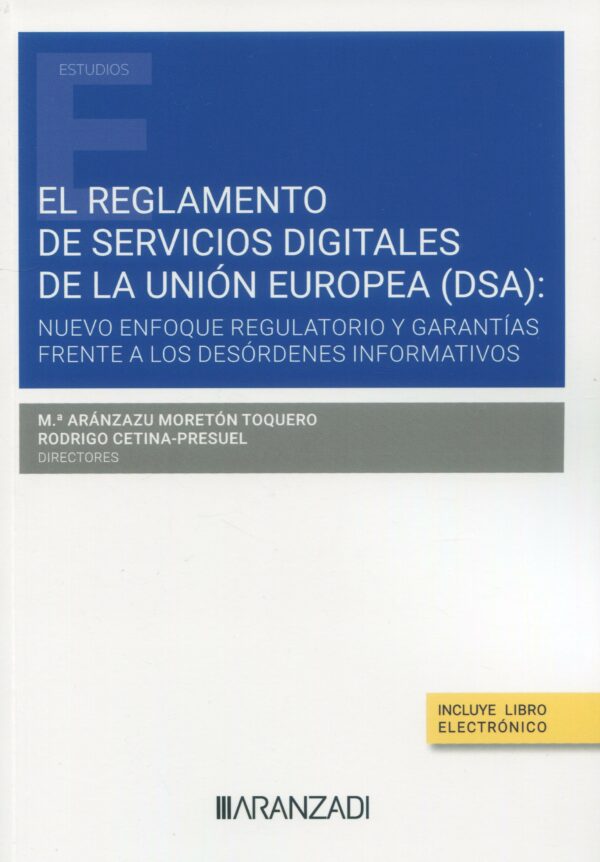 Reglamento de servicios digitales / 9788411628600/ M.A. Moretón