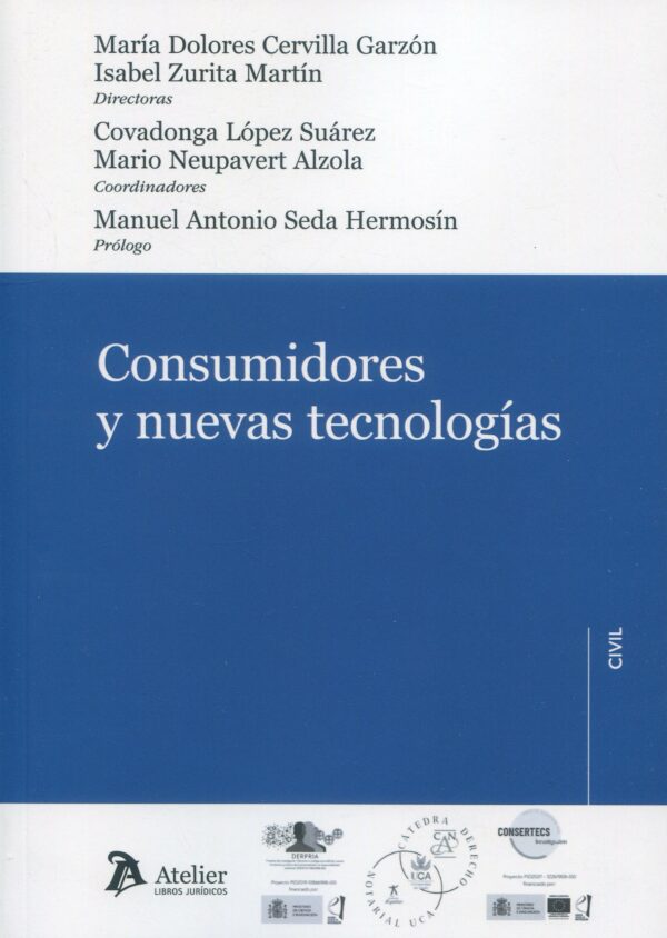 Consumidores y nuevas tecnologías/9788410174917/ M.D. Cervilla