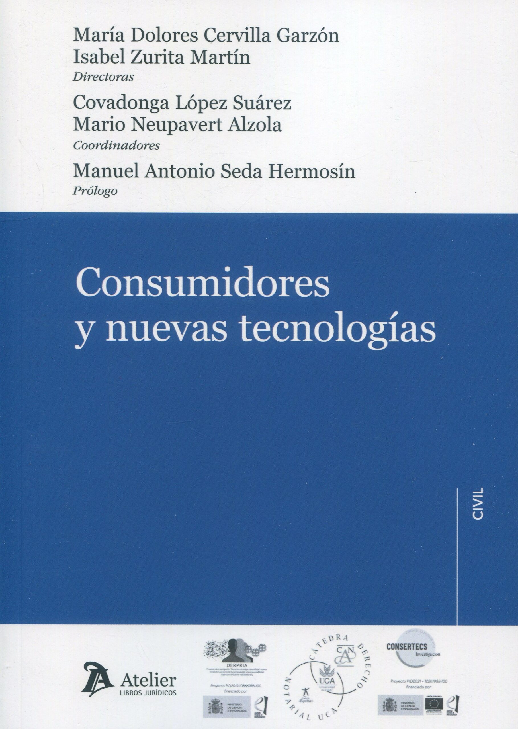 Consumidores y nuevas tecnologías/9788410174917/ M.D. Cervilla