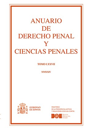 Anuario de Derecho Penal  Tomo LXXVII