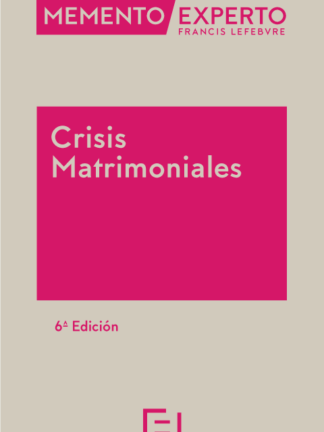Crisis matrimoniales Memento Experto