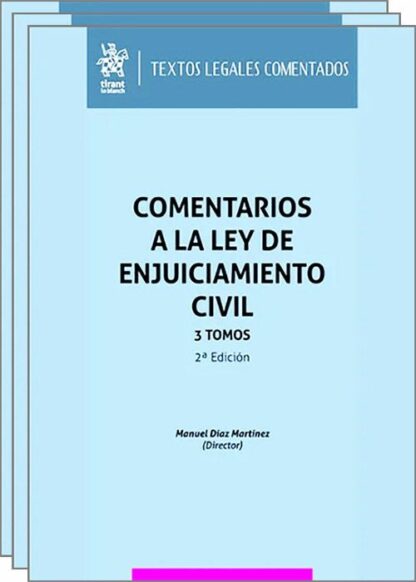 Comentarios a la Ley de Enjuiciamiento Civil 3 Tomos