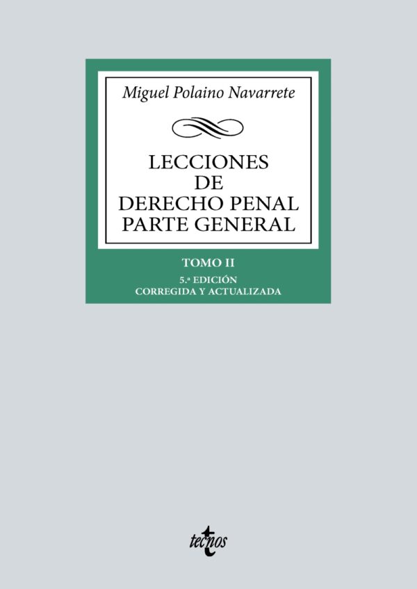 Lecciones de Derecho Penal Parte general /9788430991822