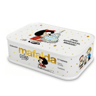 Colección Mafalda: 11 tomos en una caja de lata (edición ¡Feliz aniversario, Mafalda!)