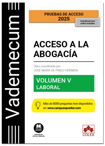 Vademecum Acceso abogacía Laboral 2025