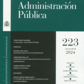 Revista de Administración Pública 2025 Nº 226, 227 y 228 Periodicidad cuatrimestral