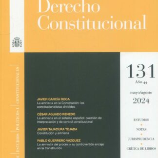 Revista Española de Derecho Constitucional 2025 Nº 133, 134 y 135. Periodicidad cuatrimestral