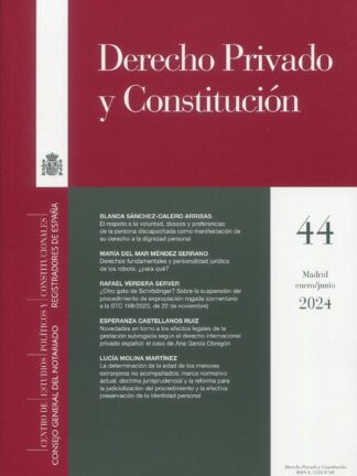 Revista de Derecho Privado y Constitución 2025 Nº 46 y 47. Periodicidad semestral