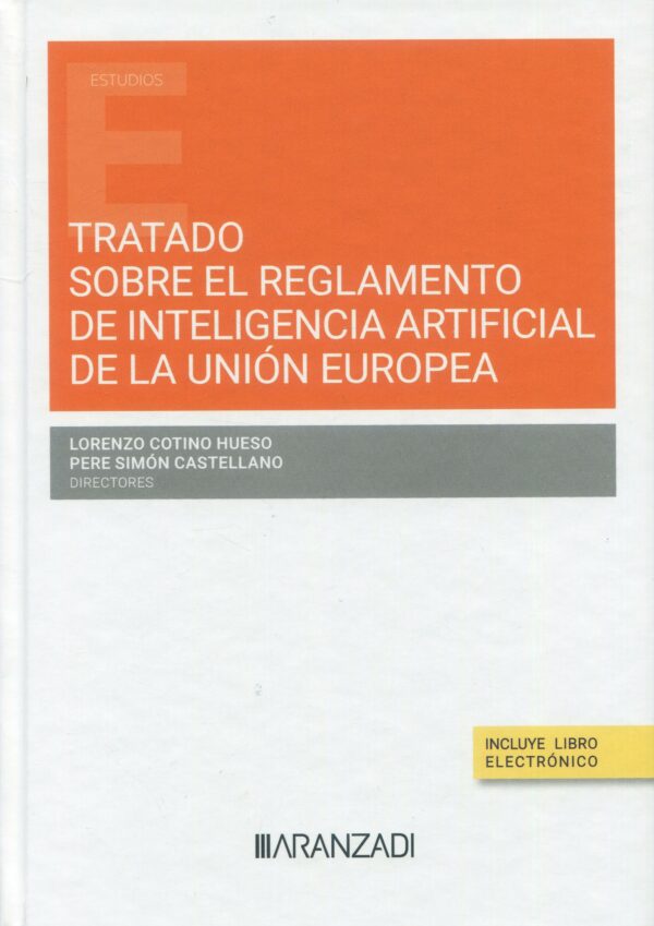 Tratado reglamento europeo inteligencia artificial /9788411629317