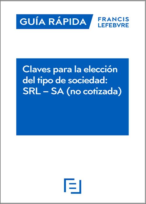 Claves elección tipo de sociedad /9788410431171 Lefebvre