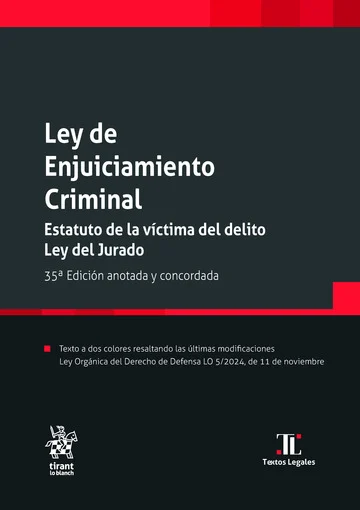 Ley de Enjuiciamiento Criminal/J. Montero /9788410952942