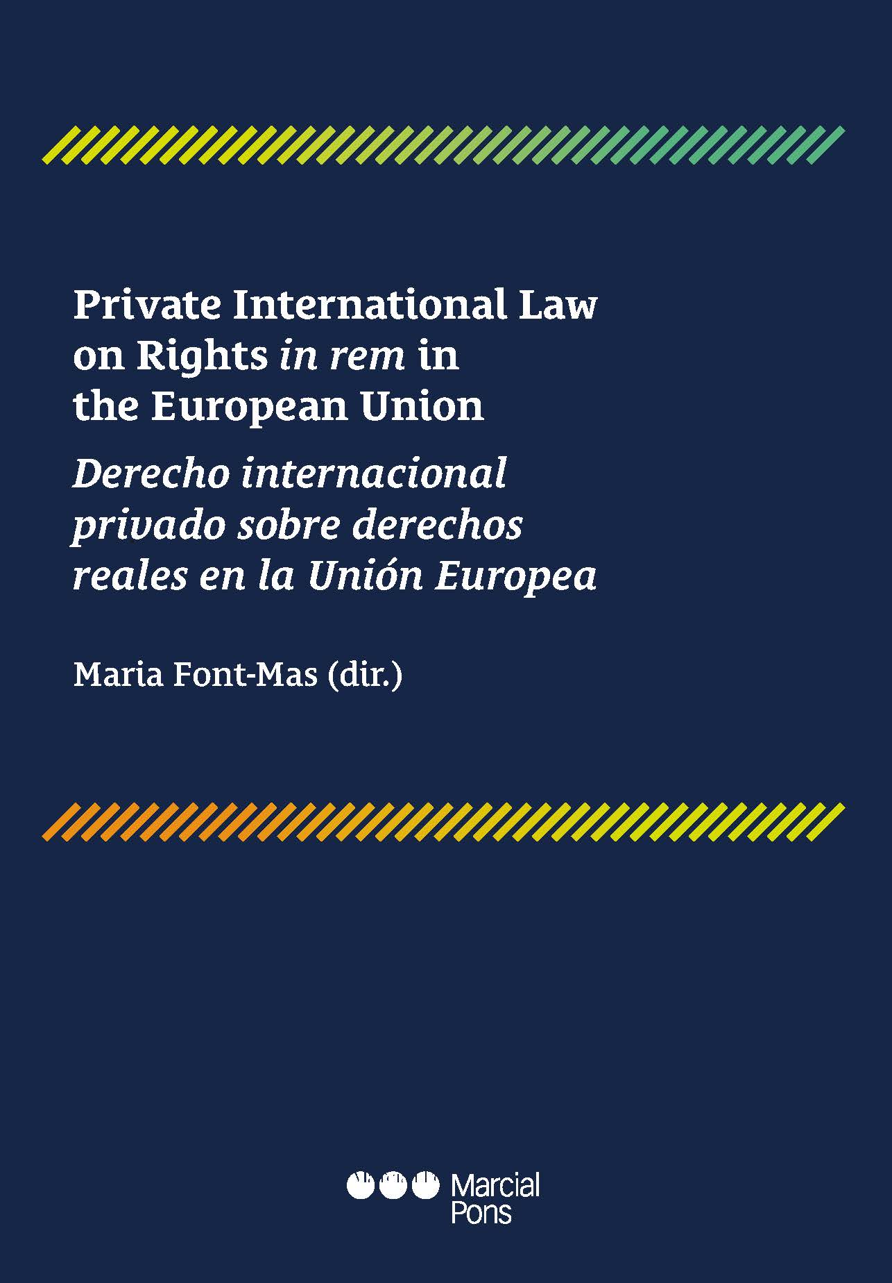 Private international law on rights/M. FONT I MAS/ 9788413818498