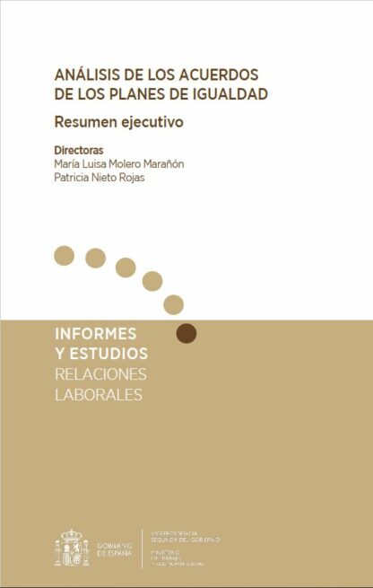 Análisis de los acuerdos de los planes de igualdad. Resumen ejecutivo