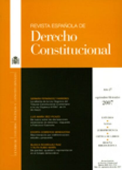 Revista Española de Derecho Constitucional Nº 132. Septiembre / diciembre 2024