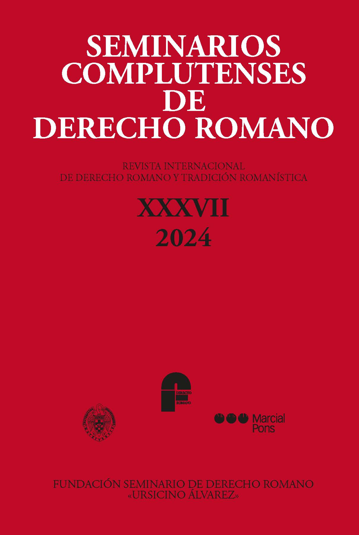 Seminarios Complutenses Derecho Romano