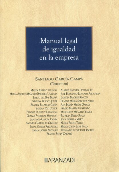 Manual legal de igualdad en la empresa