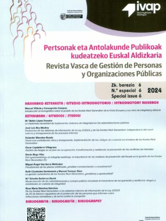 Revista Vasca de Gestión de Personas y Organizaciones Públicas Número especial 6