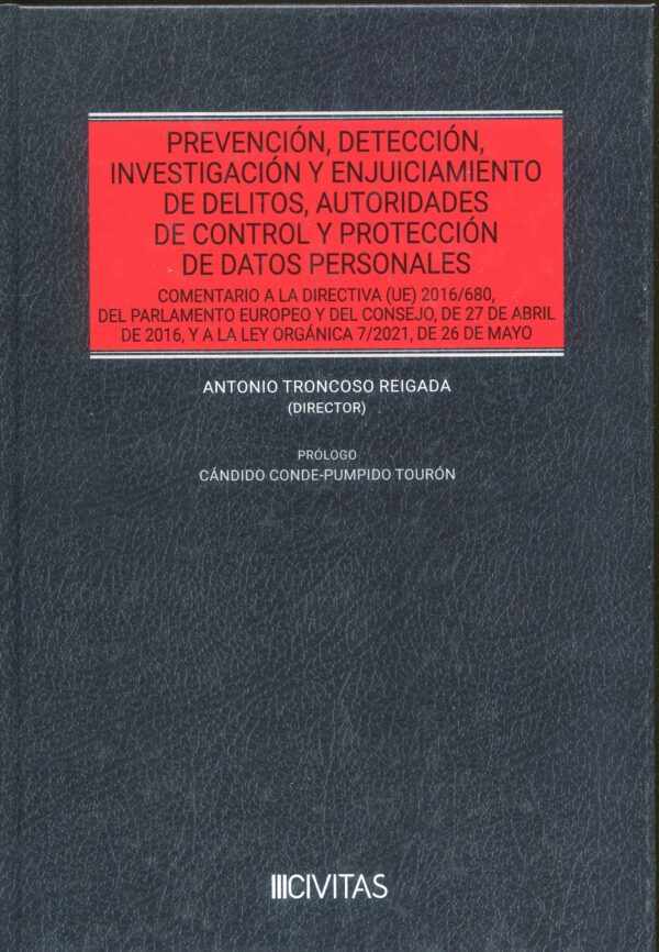 Prevención detección investigación enjuiciamiento/ 9788491979289