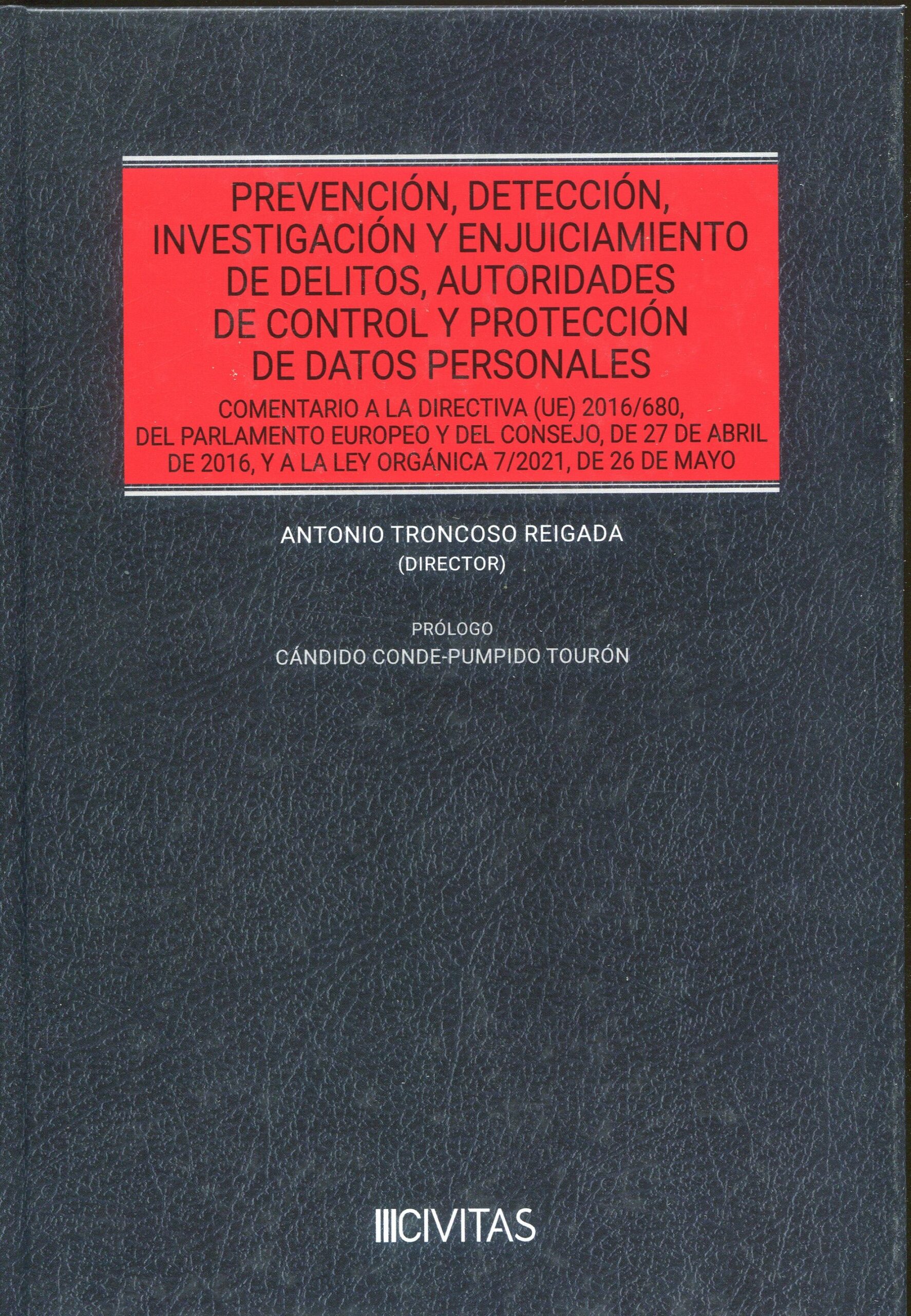 Prevención detección investigación enjuiciamiento/ 9788491979289