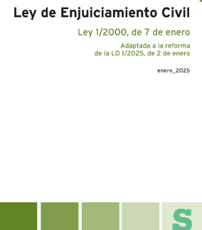 Ley de Enjuiciamiento Civil. Ley 1/2000, de 7 de enero