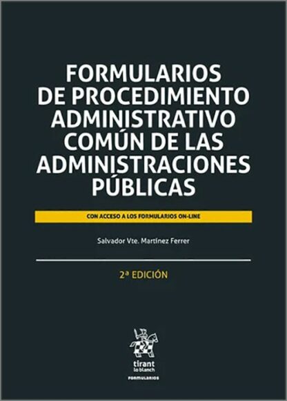 Formularios de procedimiento administrativo común de las administraciones públicas