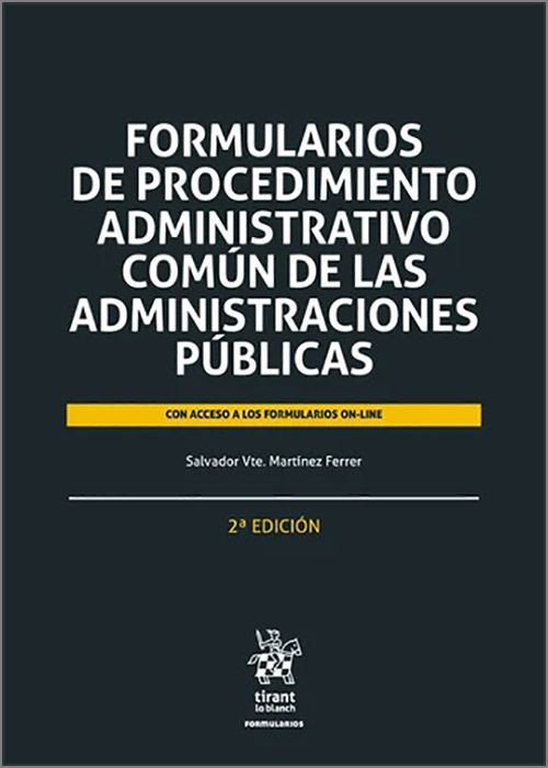 Formularios procedimiento administrativo común / 9788410563087