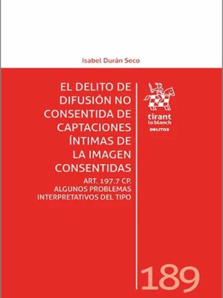 El delito de difusión no consentida de captaciones íntimas de la imagen consentidas. Art. 197.7 CP.