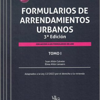 Formularios de Arrendamientos Urbanos. 4 Tomos.