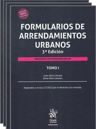 Formularios de Arrendamientos Urbanos. 4 Tomos.
