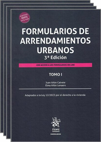 Formularios de Arrendamientos Urbanos. 4 Tomos.