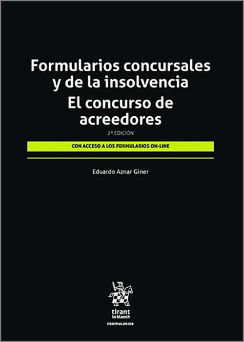 Formularios concursales / Eduardo Aznar Giner / 9788410953482