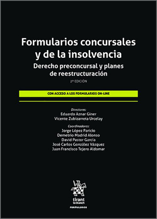 Formularios concursales de insolvencia/ 9788410954366