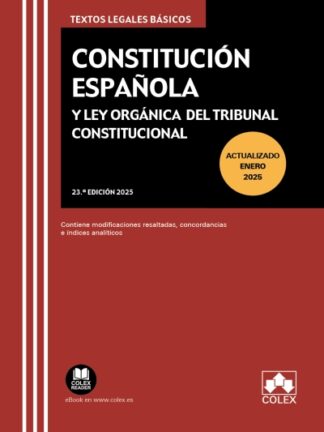 Constitución Española y Ley Orgánica del Tribunal Constitucional 2025
