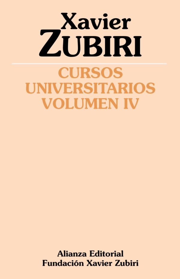 Cursos Universitarios. Volumen IV