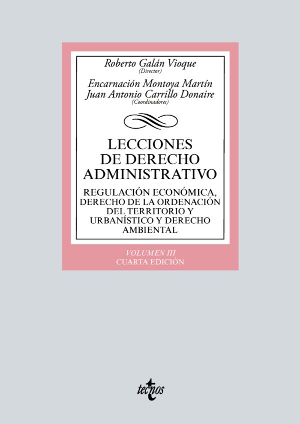 Lecciones de Derecho Administrativo III/ R. Galán/9788430992003