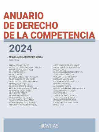 Anuario de derecho de la competencia 2024