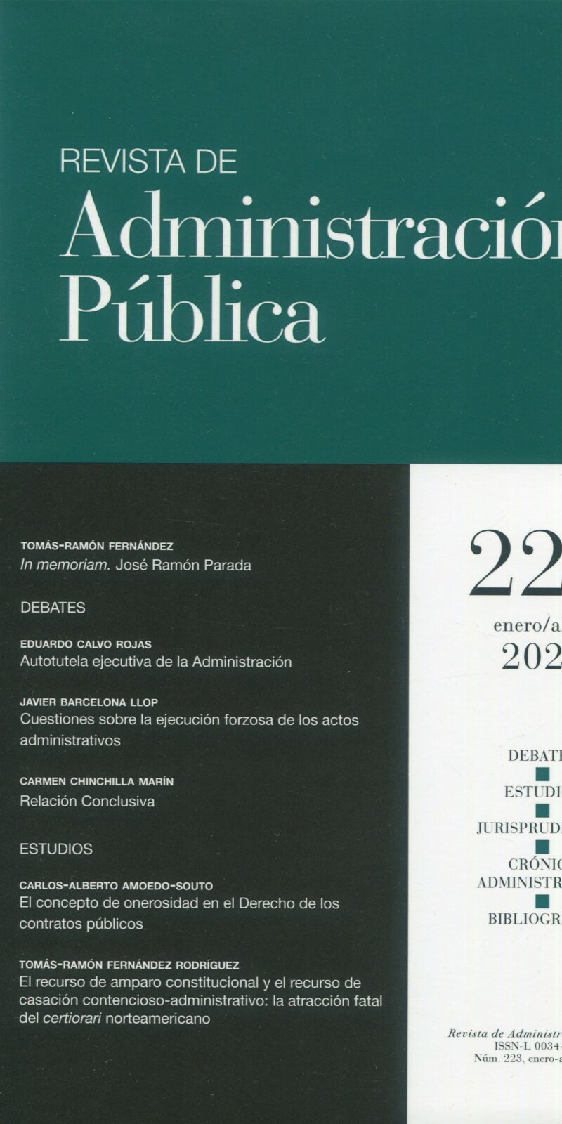 Revista de Administración Pública 2025