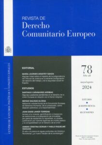 Revista de Derecho Comunitario Europeo 2025