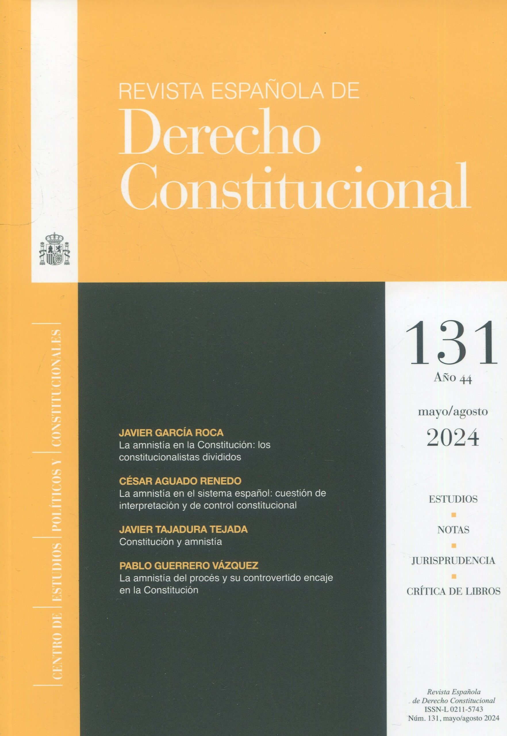 Revista Española de Derecho Constitucional 2025