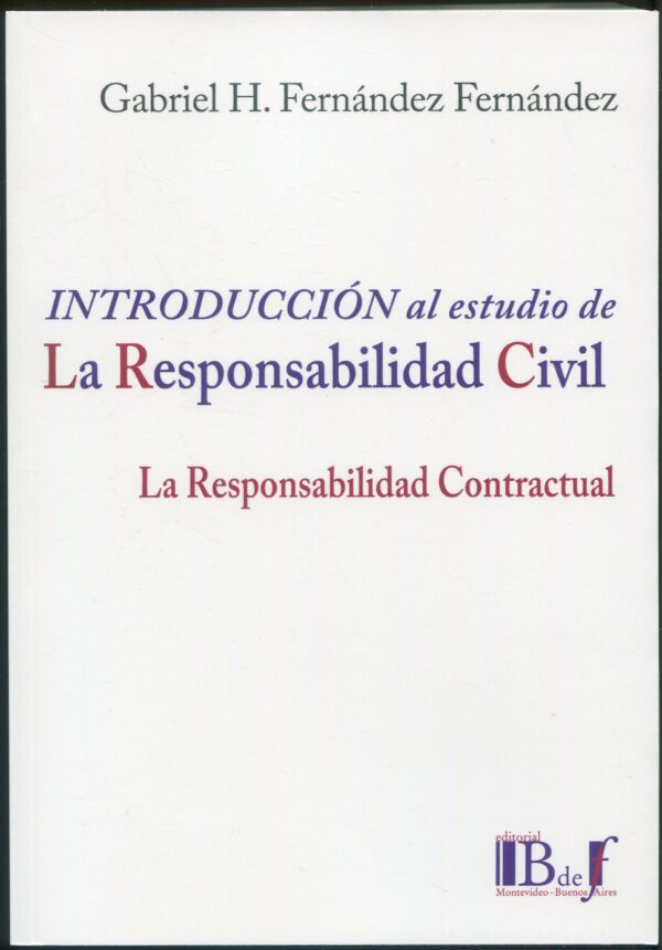 Introducción estudio responsabilidad civil / 9789915684352