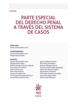 Parte especial del Derecho Penal a través del sistema de casos