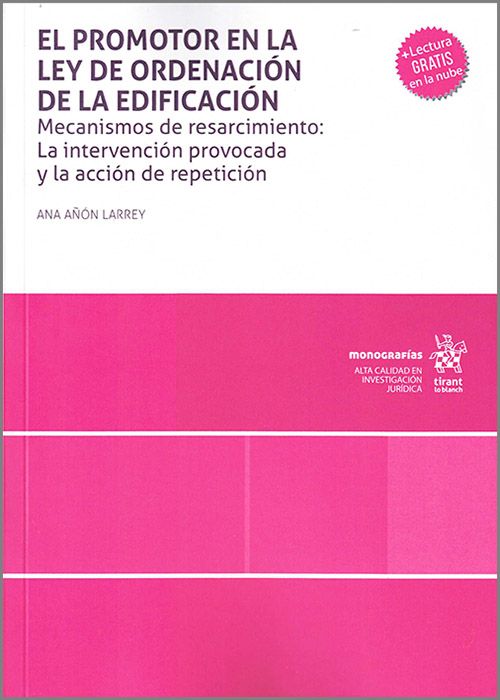 Promotor Ley Ordenación Edificación /A. Añón / 9788410954564