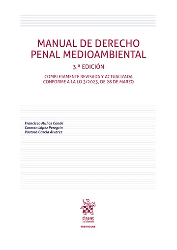 Manual Derecho Penal Medioambiental / 9788410954861