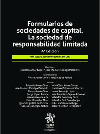 Formularios de sociedades de capital. La sociedad de responsabilidad limitada