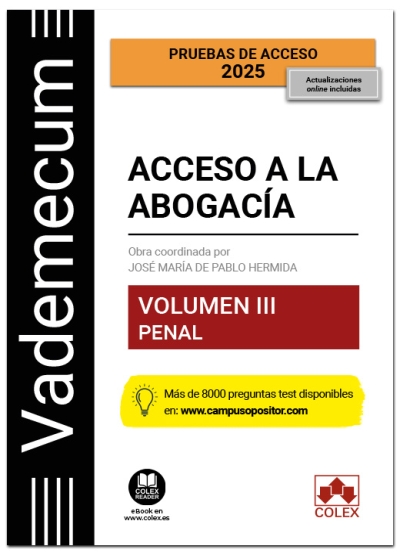 Vademecum Acceso abogacía III / 978841194901