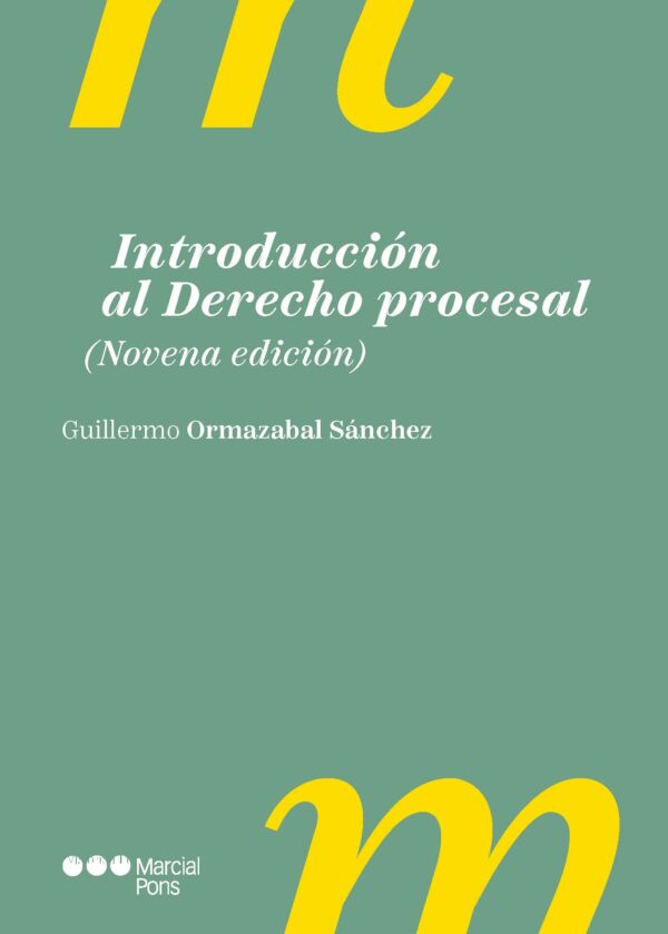 Introducción al derecho procesal / G. Ormazabal /9788413819150