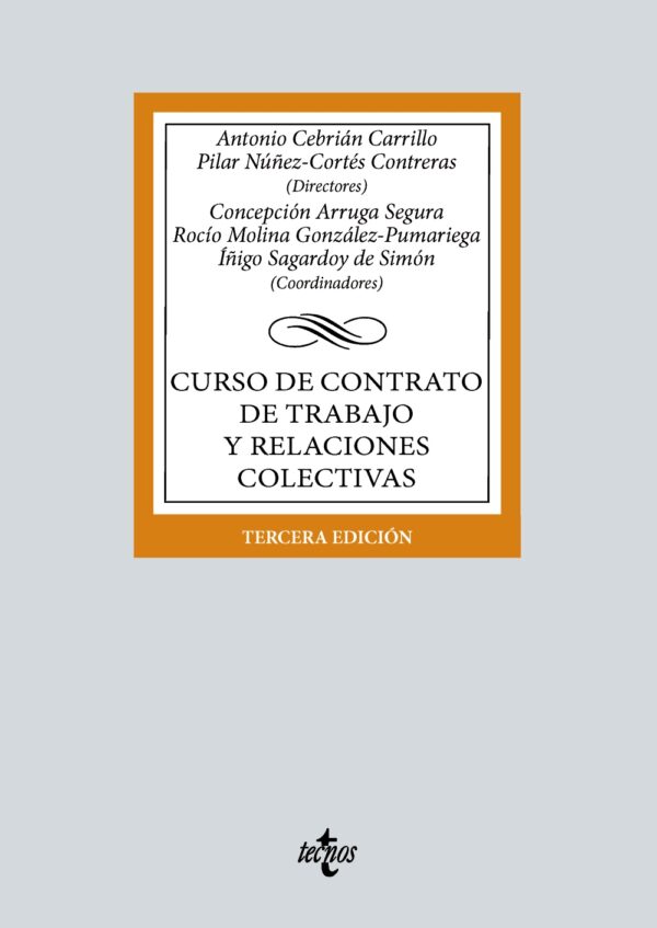 Curso contrato de trabajo / A. Cebrián/ P. Núñez/ 9788430992157